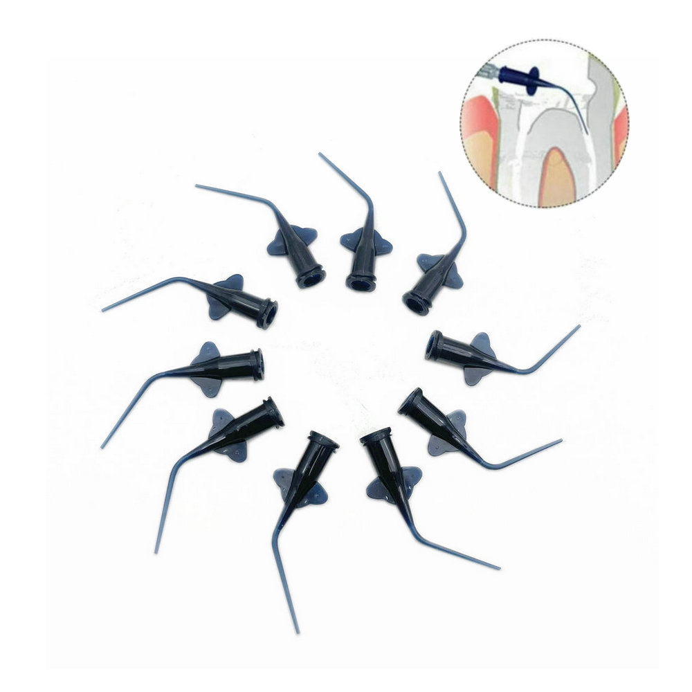 Dental Spritze Einweg Lieferung Spitze Endodontie Nadel Wurzel Kanal Applikator Parodontale Bewässerung Nadeln