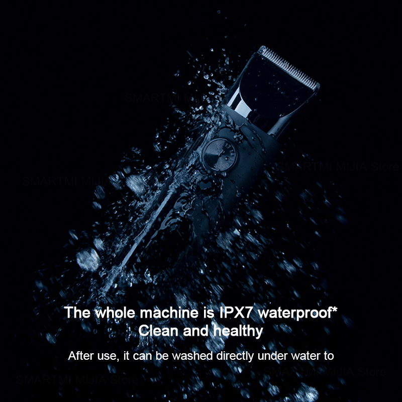 XIAOMI MIJIAผมTrimmerเครื่องIPX7 กันน้ําผมClipperมืออาชีพไร้สายไฟฟ้าตัดผมตัดผมTrimmersผู้ชาย