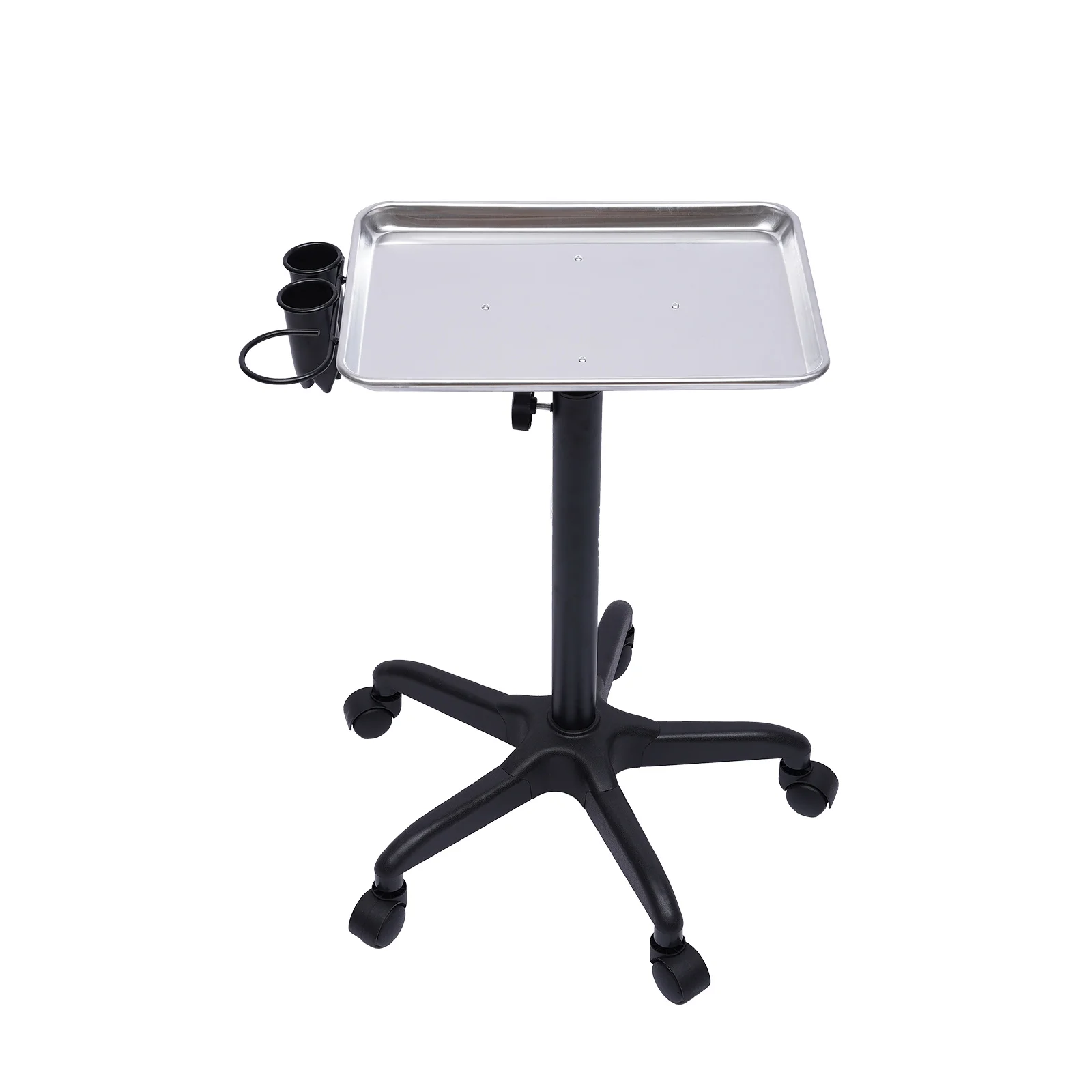 Mobile Rolling Mayo Stand Trolley, instrumento médico com bandeja removível e base