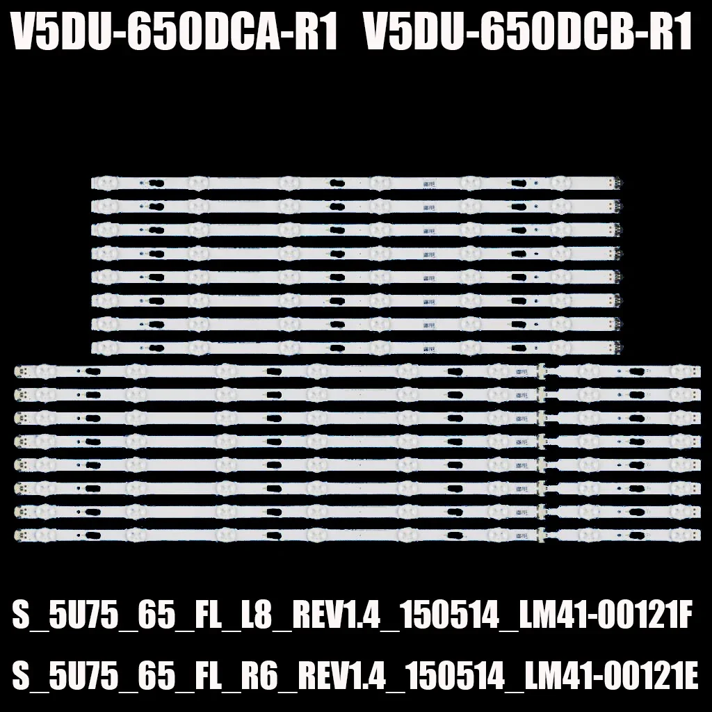 Светодиодная лента задней подсветки для UE65MU6172U UN65KU6250FXKR BN96-34809A BN96-34810A BN96-39667A BN96-39668A BN96-39666A