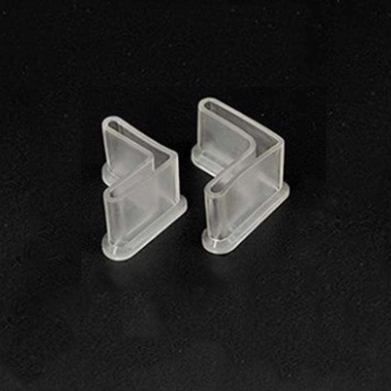 Base de goma tipo L, almohadilla antideslizante para pies, barra angular ranurada, estante para pies triangulares, cubierta protectora para pies de cama de hierro, 2-10 Uds.