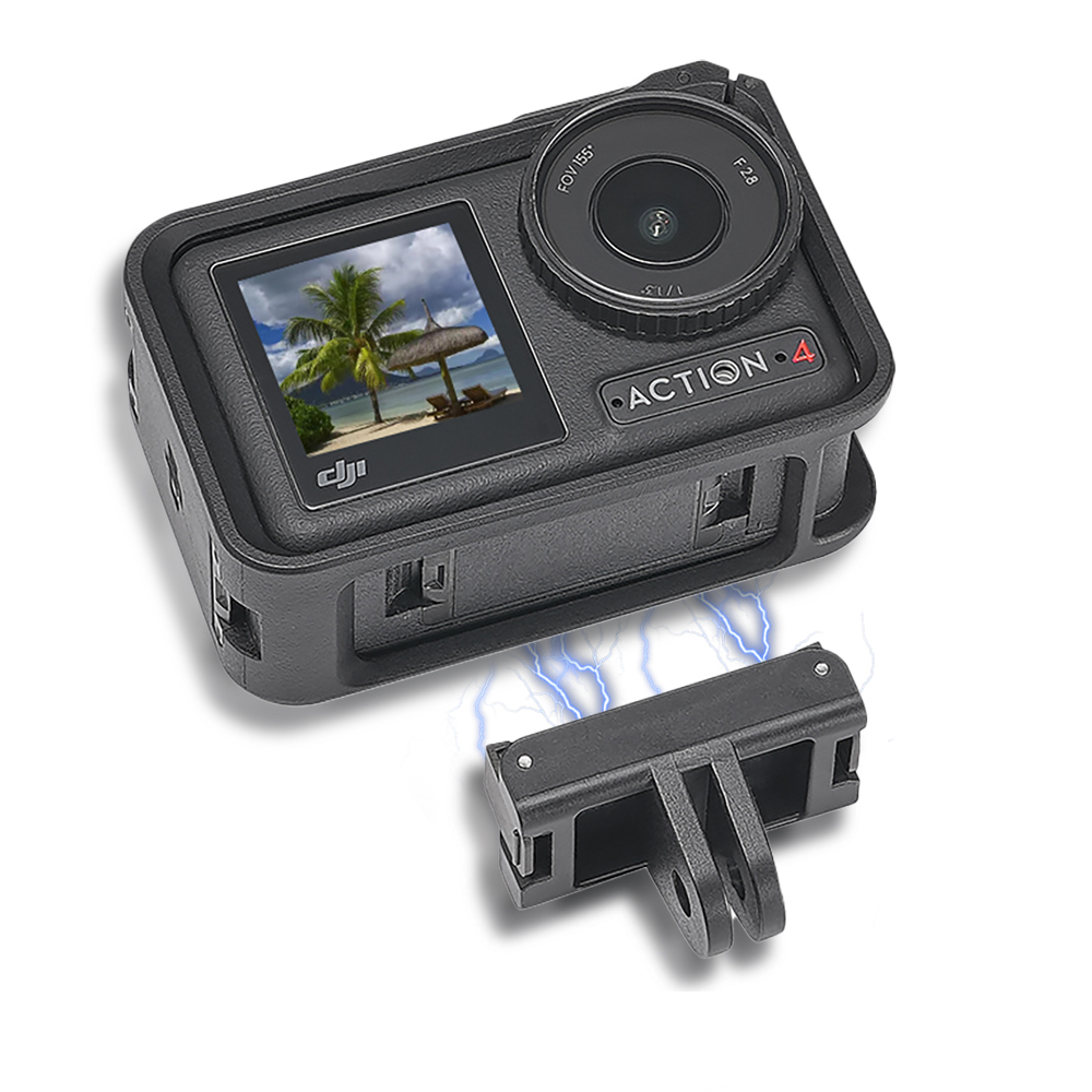 DJI アクション 4 3 磁気二爪アダプタ 1/4 スレッドユニバーサルポート DJI アクション 4/DJI アクション 3 カメラアクセサリー