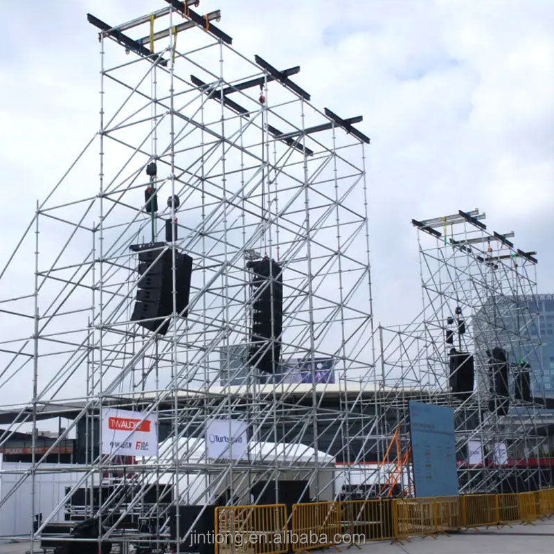China Supplier Metal Aluminum Portable Scaffolding for Concert on Sale Support Customized