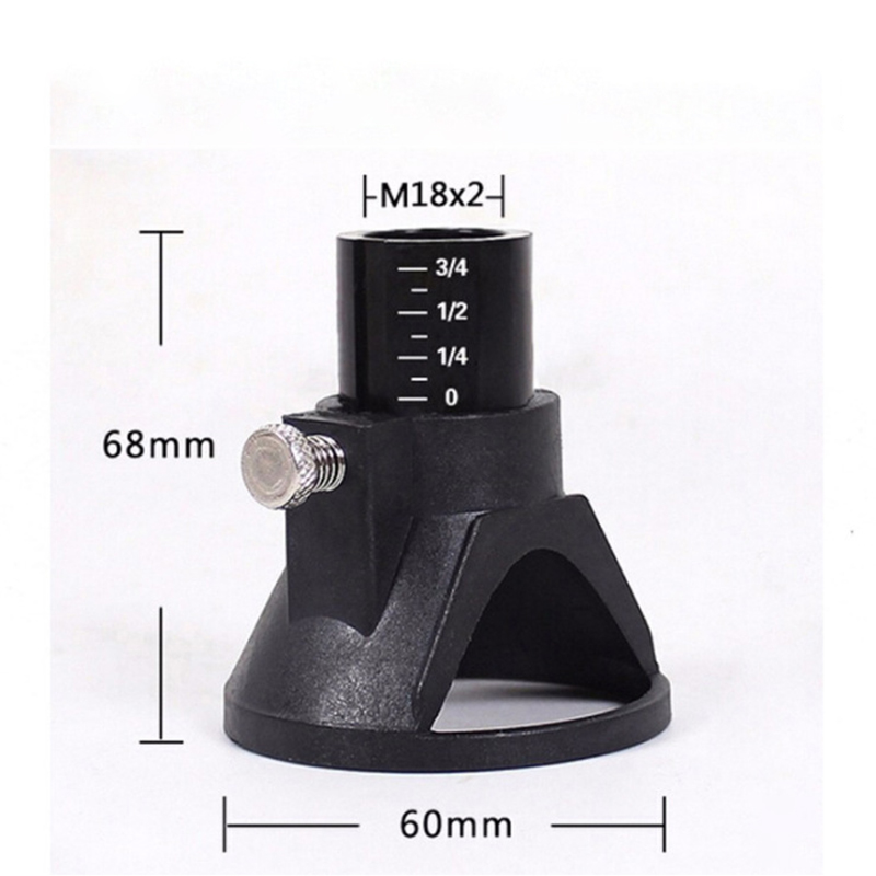 Woodworking Locator with Routing Router Drill Bits Set Rotating Engraving Carbide Electric Grinder Holder for Dremel Rotary Tool