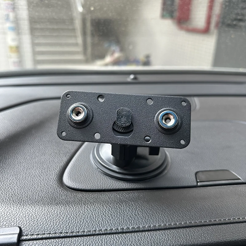 Adaptado a ICOM IC2720 IC2730 soporte de Panel de Radio de coche ZASTONE D9000 HM-689 pantalla de Radio soporte fijo ángulo ajustable