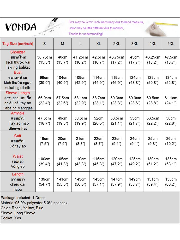 Vonda-女性のボヘミアンマキシロングドレス,ランタンスリーブ,ヴィンテージ,カジュアル,ラウンドネック,ルーズドレス,ラージサイズ,プリント,2024