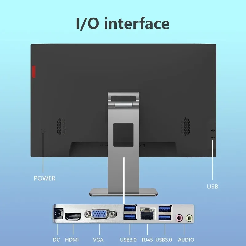 24" 27 " Core I3 I5 I7 Business Aio Cheap Laptop Monoblock Desktop Computer Barebone Touch Screen All In One Pc Gamer