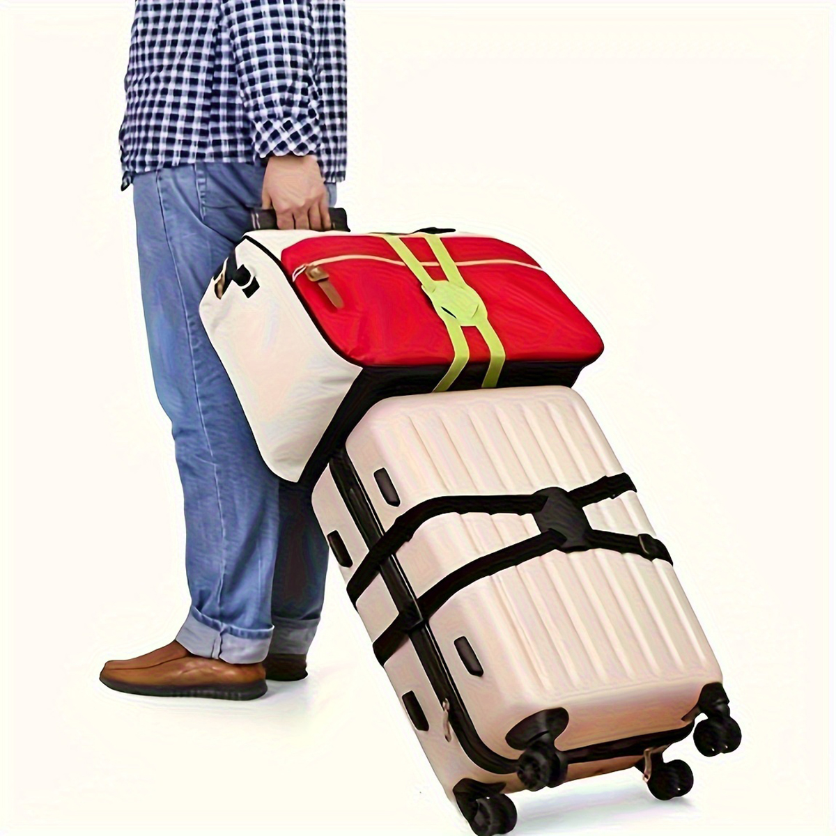 Anti-lost Binding Belt Cross Strap Travel Suitcase Accessories Packing Belt Luggage Buckle Strap Baggage Belts