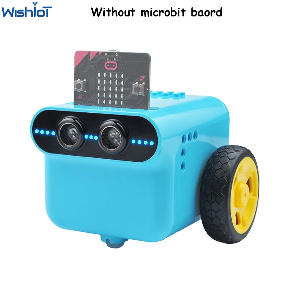 マイクロ: ビットtpbot車のロボットコーディングキット,プログラム可能なスマートカービルディングブロック,子供のプログラミング,学習クラスの教育用の拡張ブロック