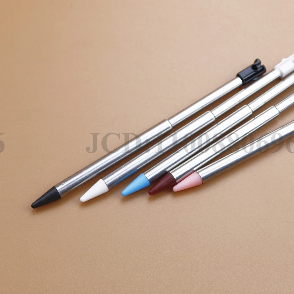 2PCS Adjustable stylus for Nintendo 3DS expandable metal extendable stylus and handwriting pen