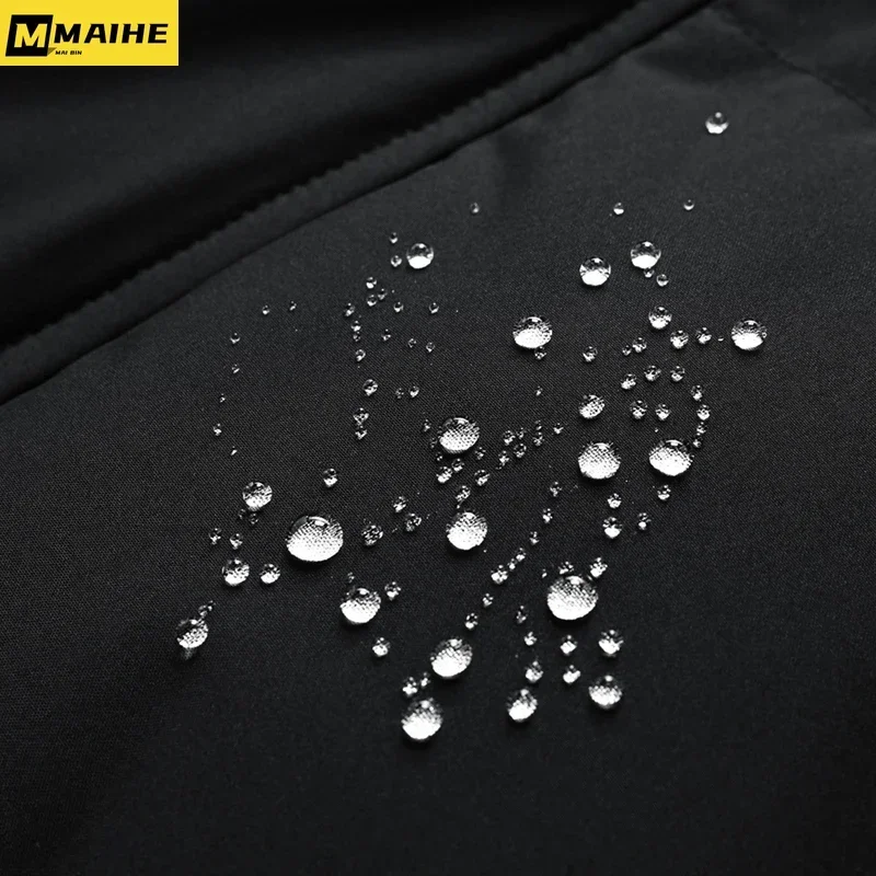 Abrigo con capucha para hombre, abrigo Parker cálido de lana de cordero gruesa para exteriores, abrigo largo de algodón a prueba de viento a la moda para invierno, novedad de 2023