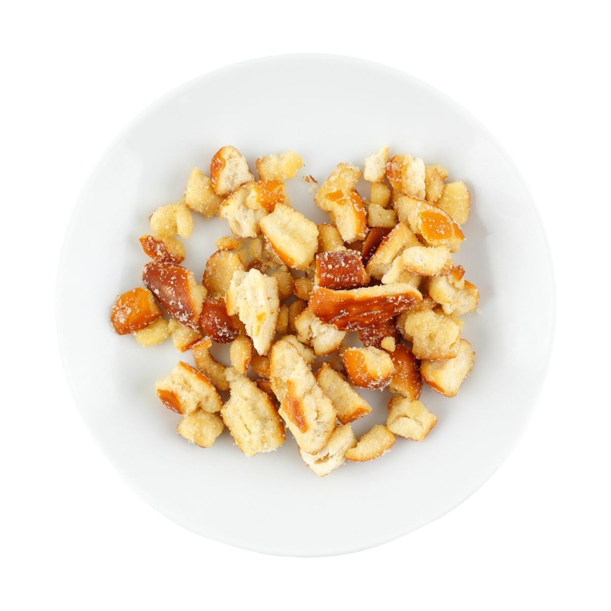 [2Packs 10Pieces] ChaYanYueSe Pretzel Crispy Bread Cubes 1.23 oz*5Pcs*2Packs