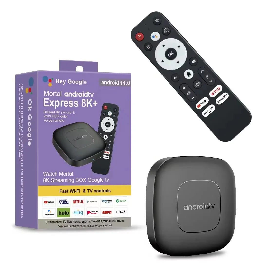 Android14 Smart Home Theater TV Box AllwinnerH313 Google Assistant Netflix Streaming Bluetooth Media Player 2G16G 2.4G5G Wifi T1