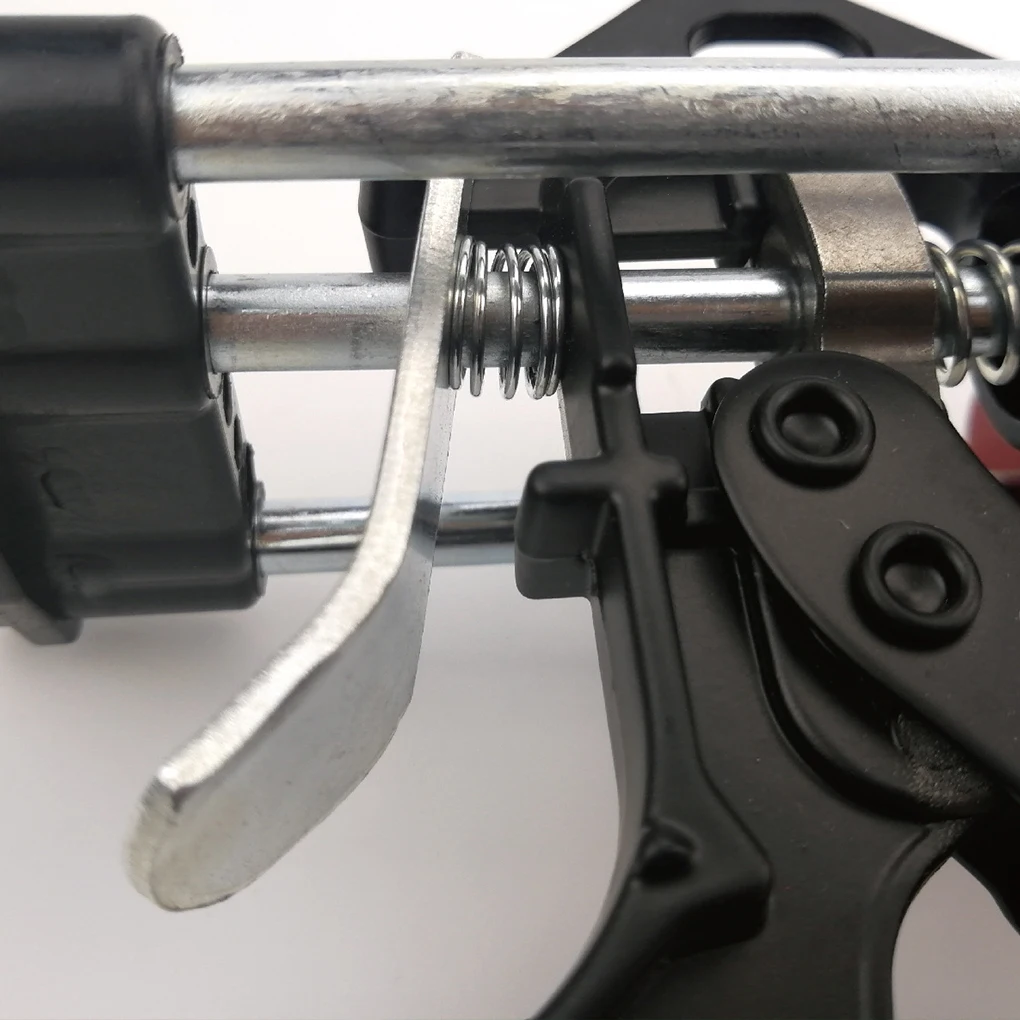 Two-Component Caulking Gun Manual Dual Cartridge Caulking Gun Iron Adhesive Applicator Gun for Epoxy Acrylic Polyurethane