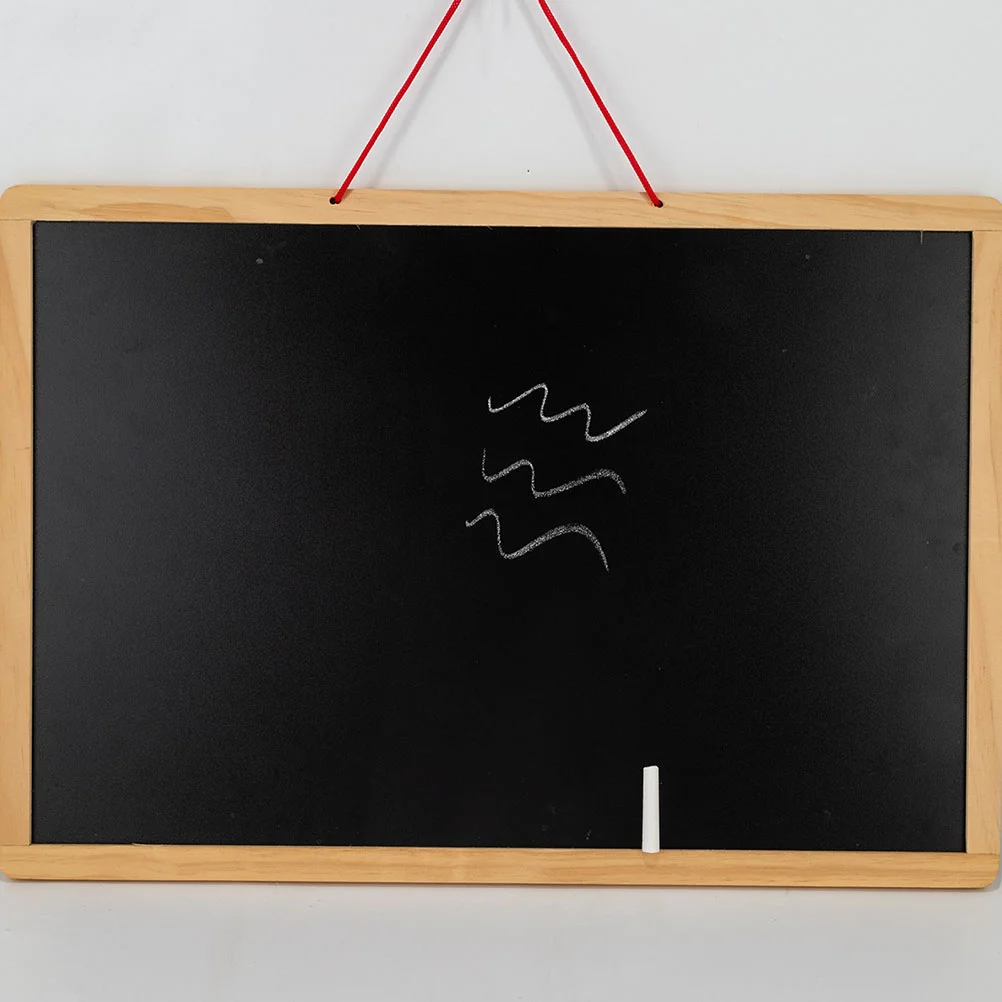 White Board Blackboard Magnetic Whiteboard Message Chalkboard Frame Ornaments Double Side