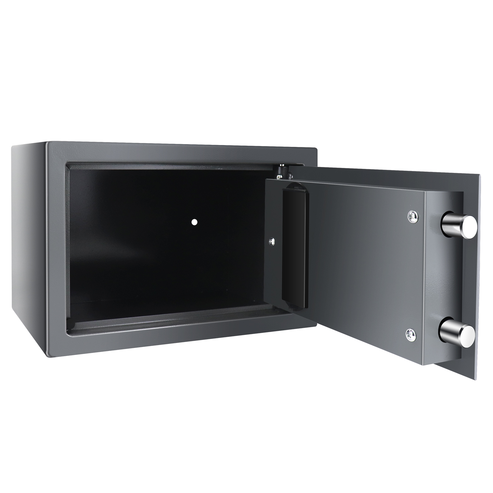 Caja fuerte de seguridad electrónica digital con teclado digital, caja fuerte de efectivo de construcción de acero de 8,5 litros para hotel de oficina en casa