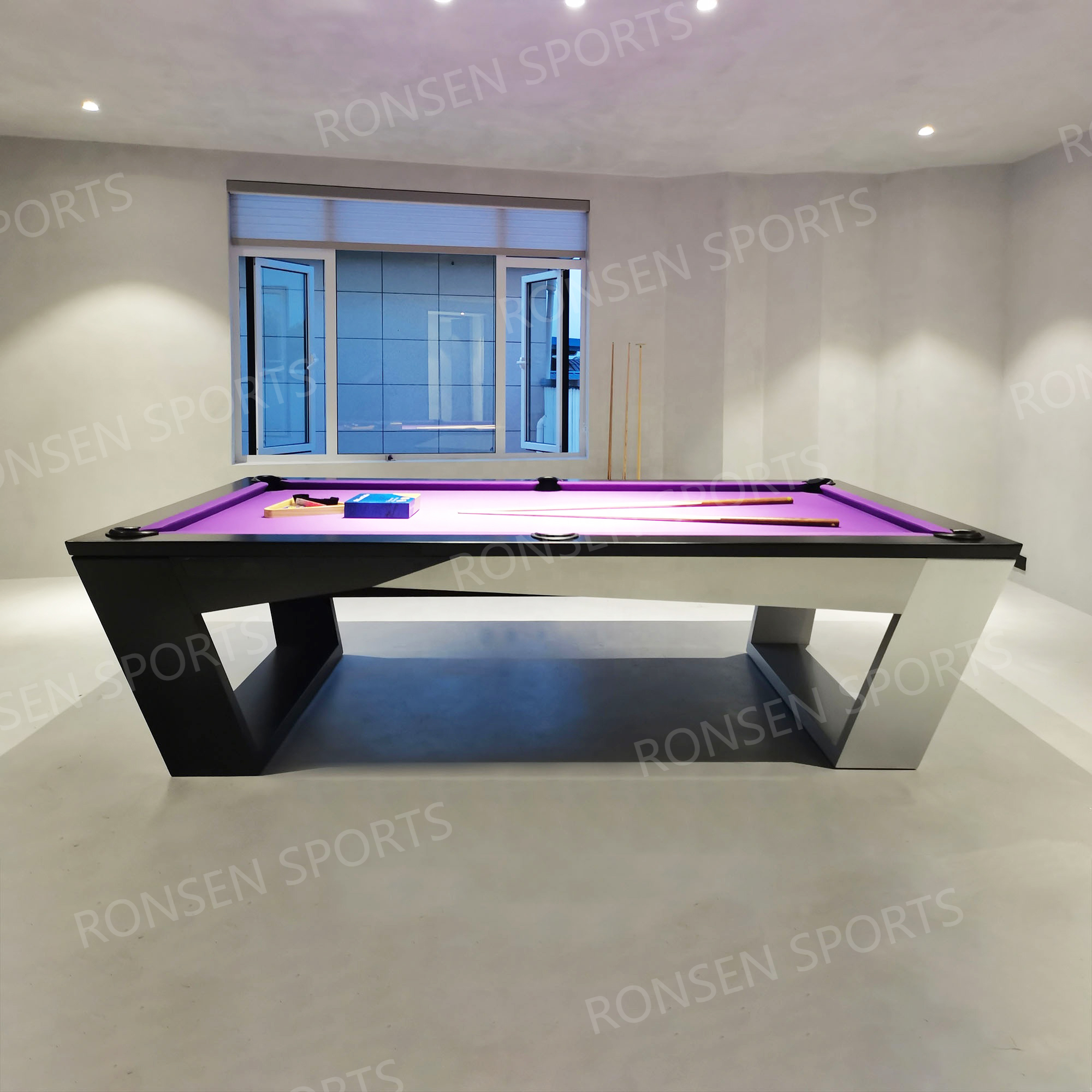 ผู้ผลิตมืออาชีพราคาถูก 7ft 8ft 9ft ขนาดโต๊ะบิลเลียดสระว่ายน้ําเกมสําหรับขาย