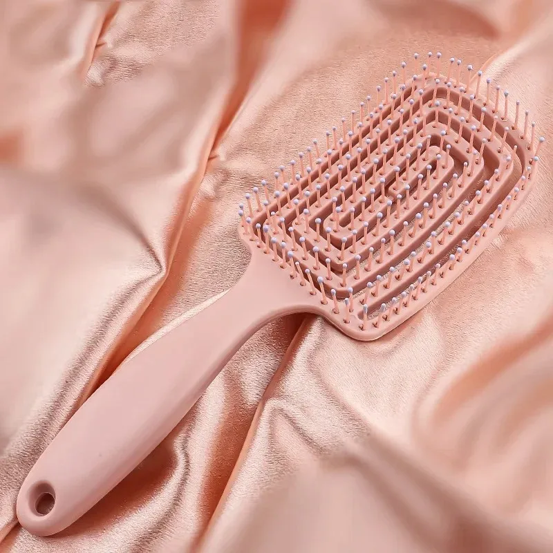 1pcs Massage Kammen Salon Nat Haar Borstel vrouwen Kappers Styling Kappers Gereedschap Anti statische Exfoliërende Kammen