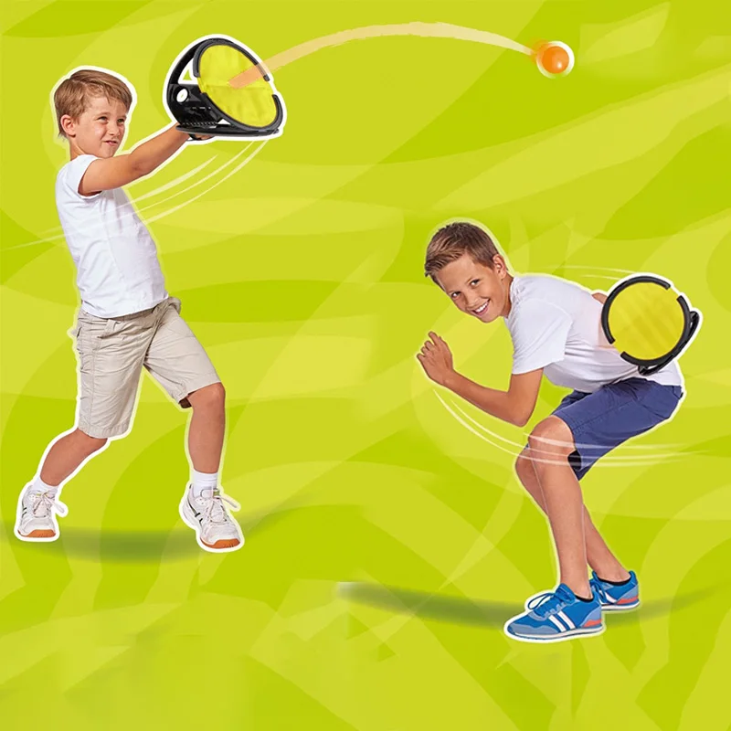Outdoor catching game parent-child throwing and catching fitness hand-held ball rack exercise training hand eye coordination toy