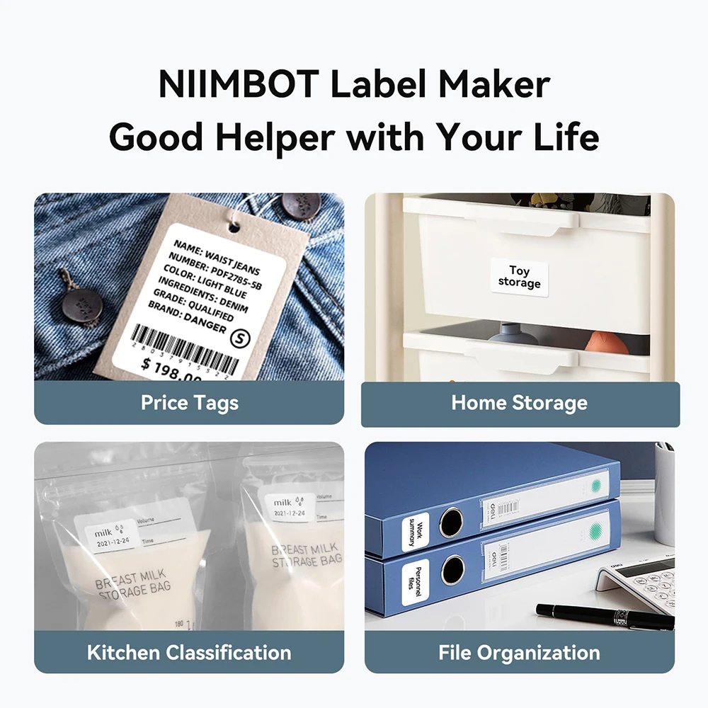 Niimbot b1 impressora térmica portátil bluetooth mini impressora de etiquetas adesivo fabricante de papel impressora de etiquetas 2 Polegada máquina de rotulagem