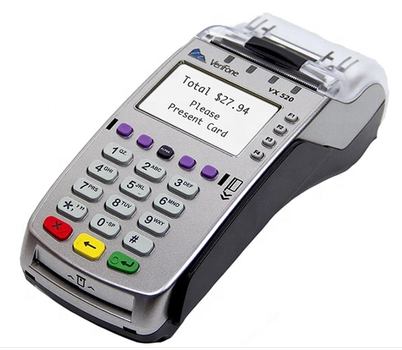 Terminal de pago VX520 GPRS usado, máquinas pos, Verifone, dispositivo POS móvil
