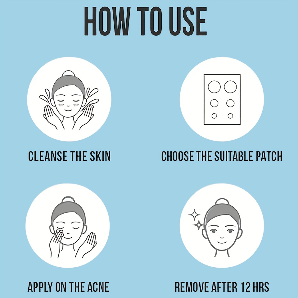 Parches hidrocoloides de 200 unidades: cubierta transparente invisible, 2 tamaños (durabilidad de 48-72 horas), variedad de colores (rosa/amarillo/verde)