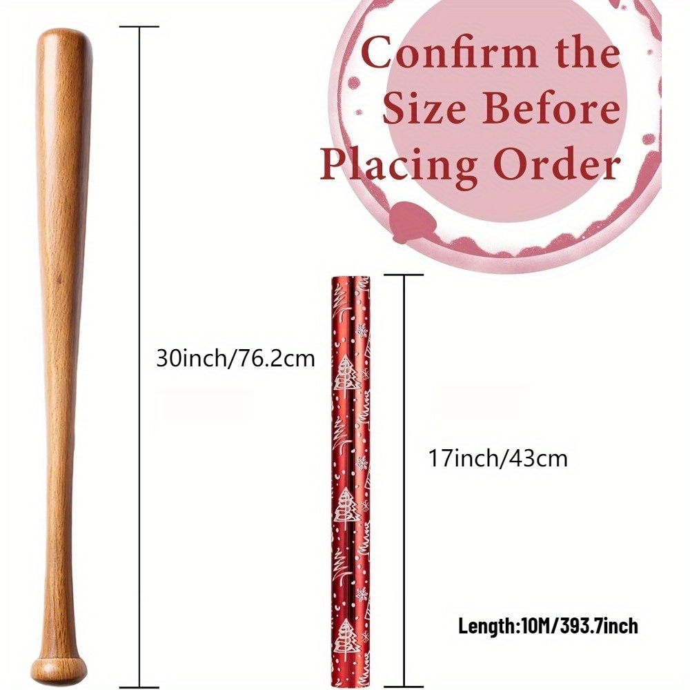 1 Roll Christmas Red Wrapping Paper 17 In X 33 Ft Luxury Metallic Shiny Red Christmas Tree and Snow Foil Roll Winter HolidayGift