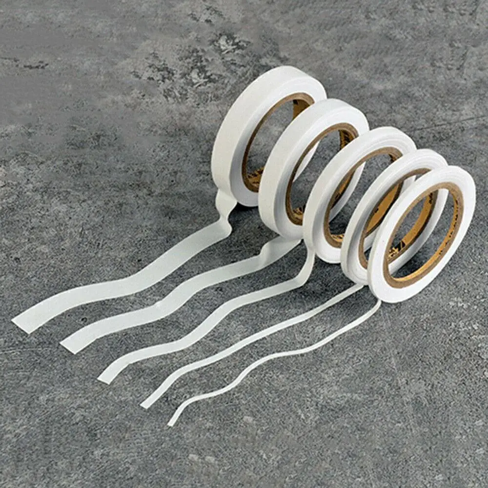 Cinta adhesiva piezas para curvas, herramienta de pulverización de pintura de viscosidad moderada para Tamiya RC, modelo de coche, fácil de rasgar, sin residuos, novedad de 2023
