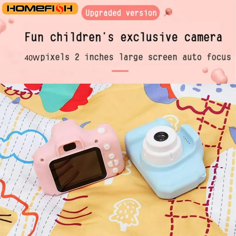 HOMEFISH Mini aparat dla dzieci Cyfrowy aparat fotograficzny w stylu vintage Zabawki edukacyjne Fotografia dla dzieci Kamera wideo Fotografia zewnętrzna Zabawka Prezent
