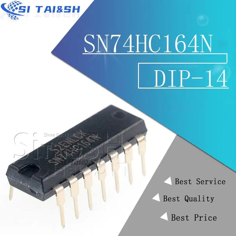 Si Tai & SH 10 Uds SN74HC164N SN74HC164 74HC164N 74HC164 sistema de datos nuevo y original