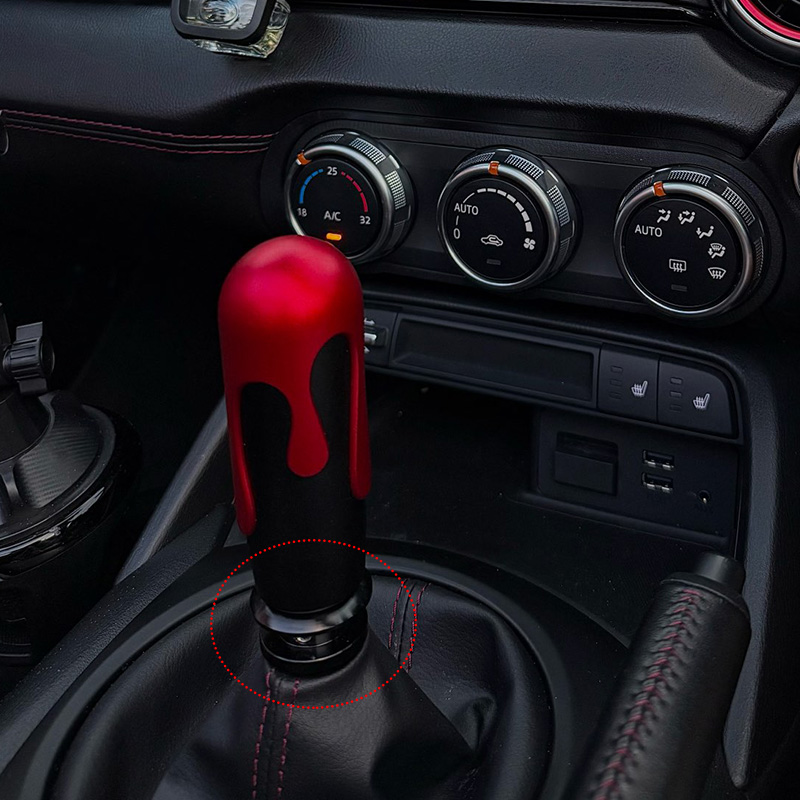 Carro universal botão de mudança rolha cabeça de mudança limitador base fixa engrenagem cabeça fivela alumínio botão de engrenagem do carro limitador