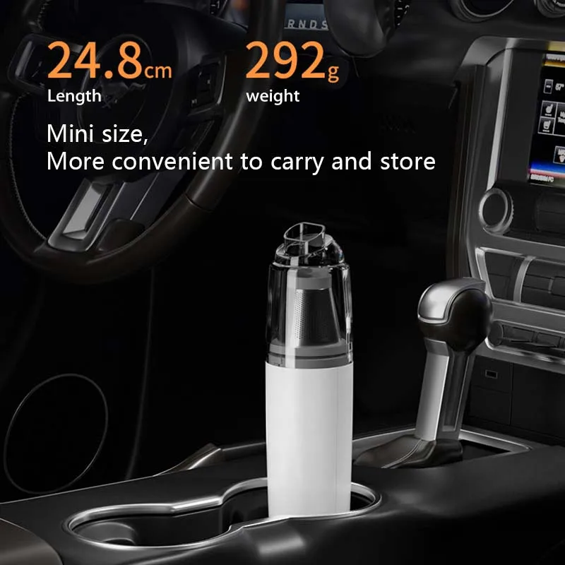 Xiaomi Mijia 電気掃除機 Type-C 充電式ミニワイヤレスポータブル車家庭用ライトダニ除去強力