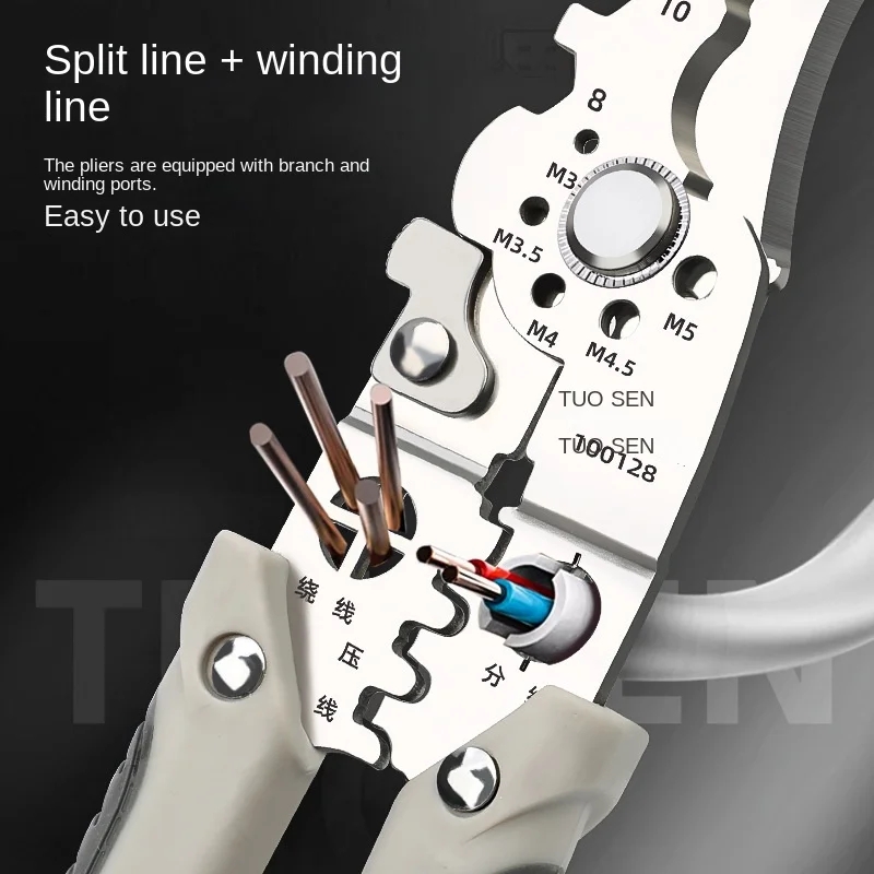 Alicerce eletricista multifuncional, especializada em Wire Splitting e Stripping