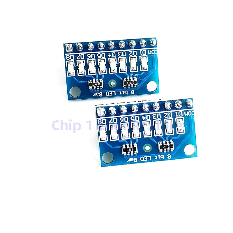 5 uds 3-24V 8 Bit azul/rojo ánodo común/cátodo módulo indicador LED placa de pruebas kit de inicio placa para Arduiuo NANO UNO MEGA2560