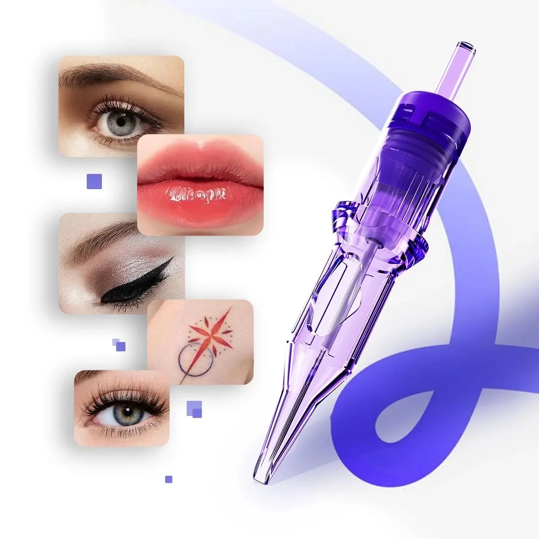 Cột Buồm Hình Hộp Mực Xăm Kim RL Dùng Một Lần Tiệt Trùng An Toàn Hình Xăm Kim Cho Hộp Mực Máy Cầm 20 Cái/lốc