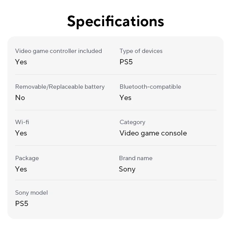 Sony Ps5 Slanke Console Playstation 5 Video Game Console Ps 5 Pc Games Ultra High Speed Playstation5 Origineel