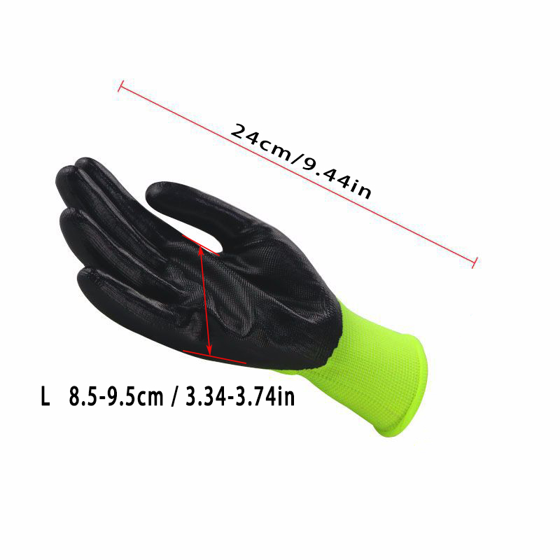 12/24 pairs safety work gloves, suitable for both men and women, used for construction, warehouse, gardening, and landscape work