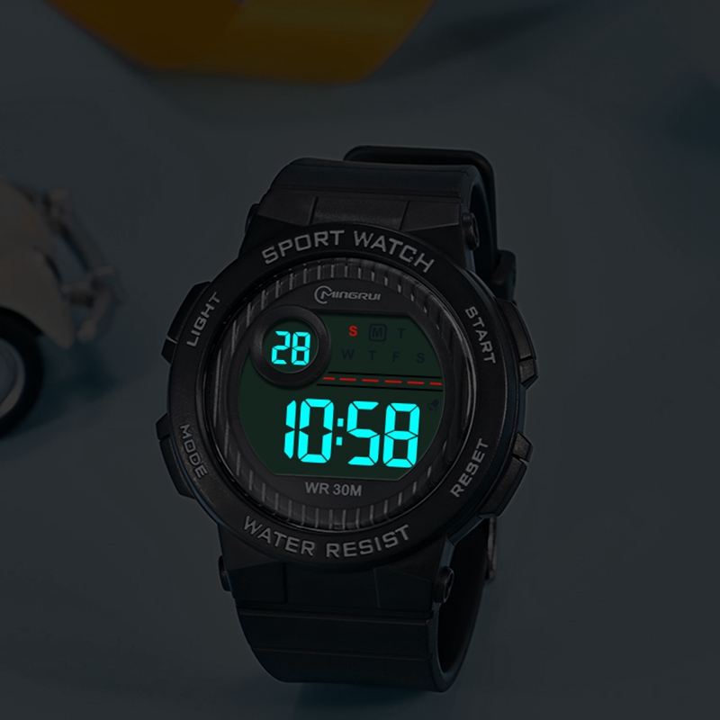 Ohsen crianças esporte relógios 30m à prova dwaterproof água rosa silicone relógio de pulso eletrônico cronômetro crianças relógio digital para meninos meninas