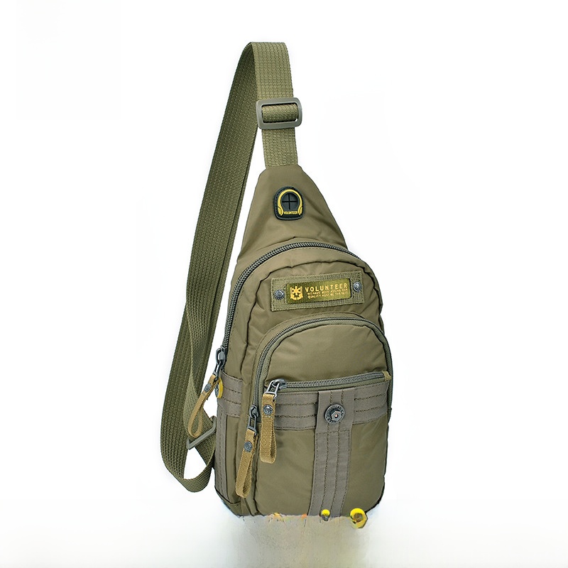 アウトドアカジュアルオックスフォード布クロスボディバッグユニセックスシングルショルダースリングバッグスポーツキャンバスバックパックトレンディな多用途男性と女性のための