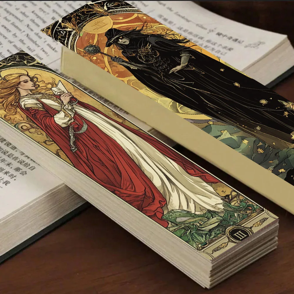 30/60PCS Creative Gothic สไตล์ Dark Wizard บุ๊คมาร์คความงามการ์ด Creative อ่านหนังสือหมวดหมู่ Annotated DIY บุ๊คมาร์ค