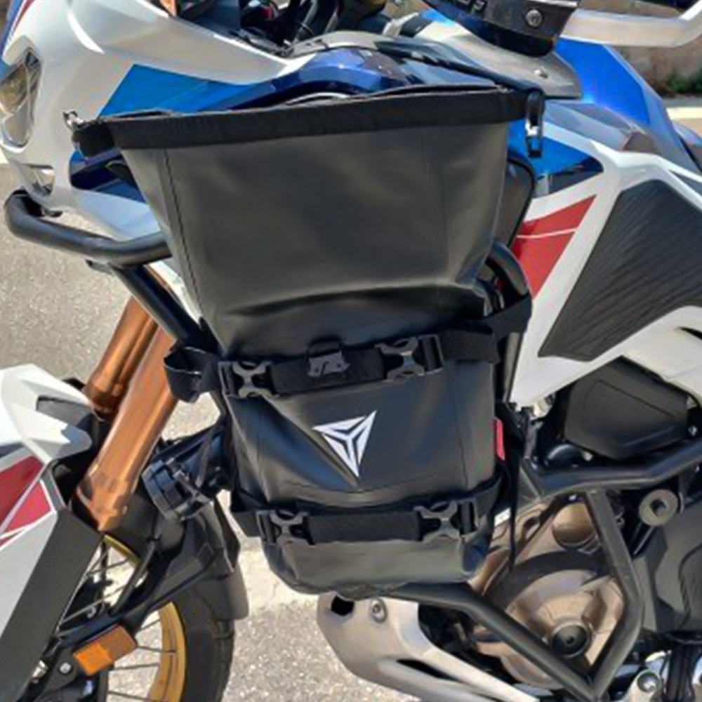 Zewnętrzna torba boczna na bak motocykla, sakwa, torba narzędziowa, torba na gmole, wodoodporna torba na zderzak motocyklowy, sucha torba 8L o dużej pojemności na 1250 GS