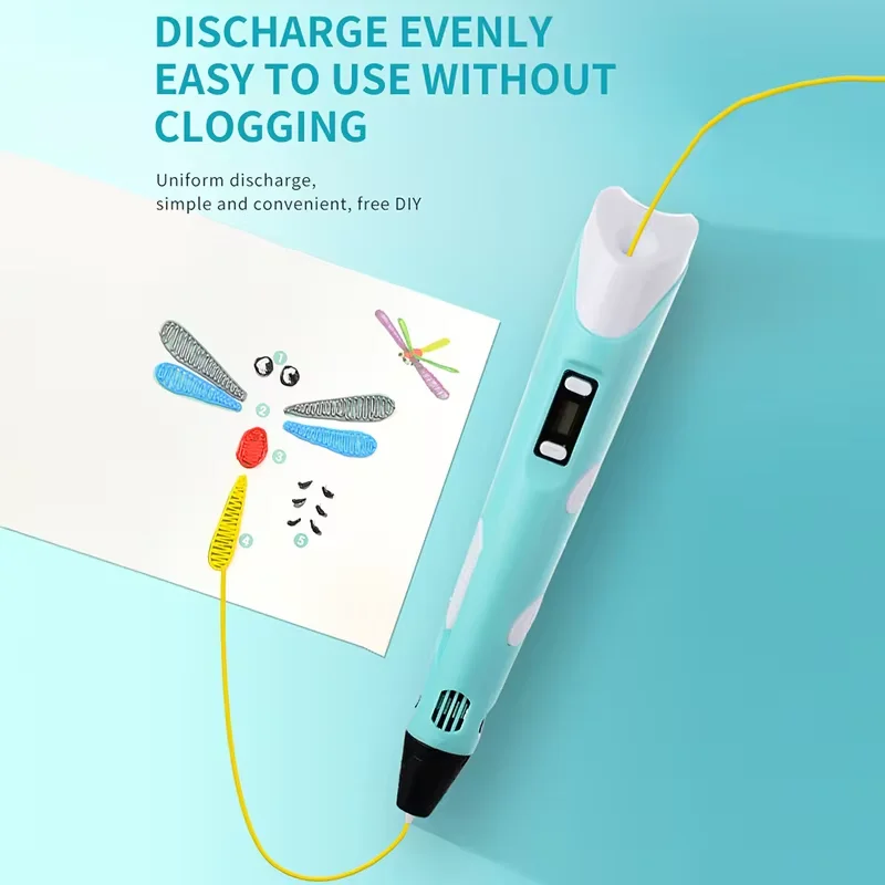 Nieuwe generatie LED-display Elektronische 3D-printpen Driedimensionale graffiti-schildergereedschap DIY Smart Toy Verjaardagscadeau