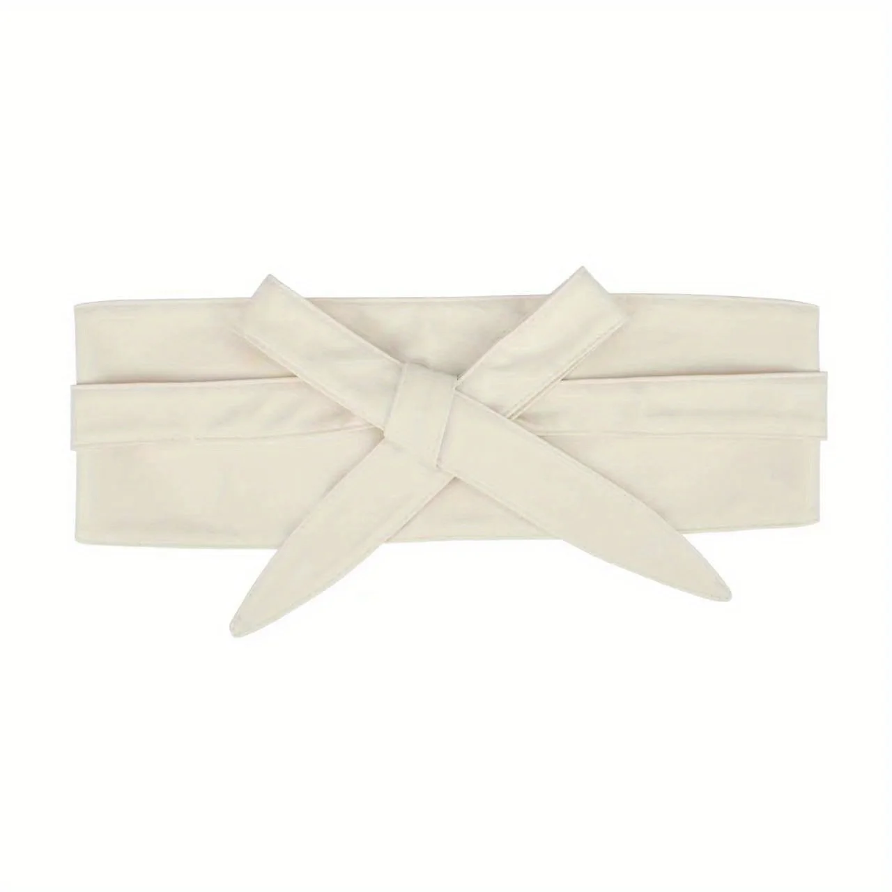 Ceinture large en PU de couleur unie, classique, avec nœud papillon, ceinture décorative élégante pour femmes