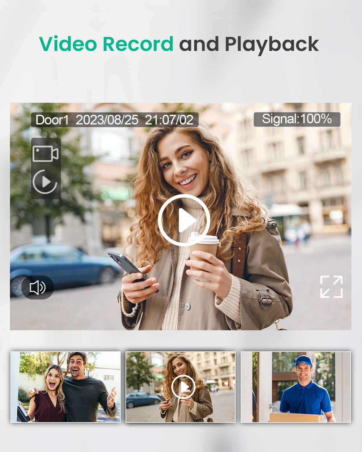 TMEZON-campainha de vídeo IP inteligente, sistema de intercomunicação sem fio, Wi-Fi, aplicativo Tuya, campainha com fio, 1080p, 7 Polegada, 1x1080P