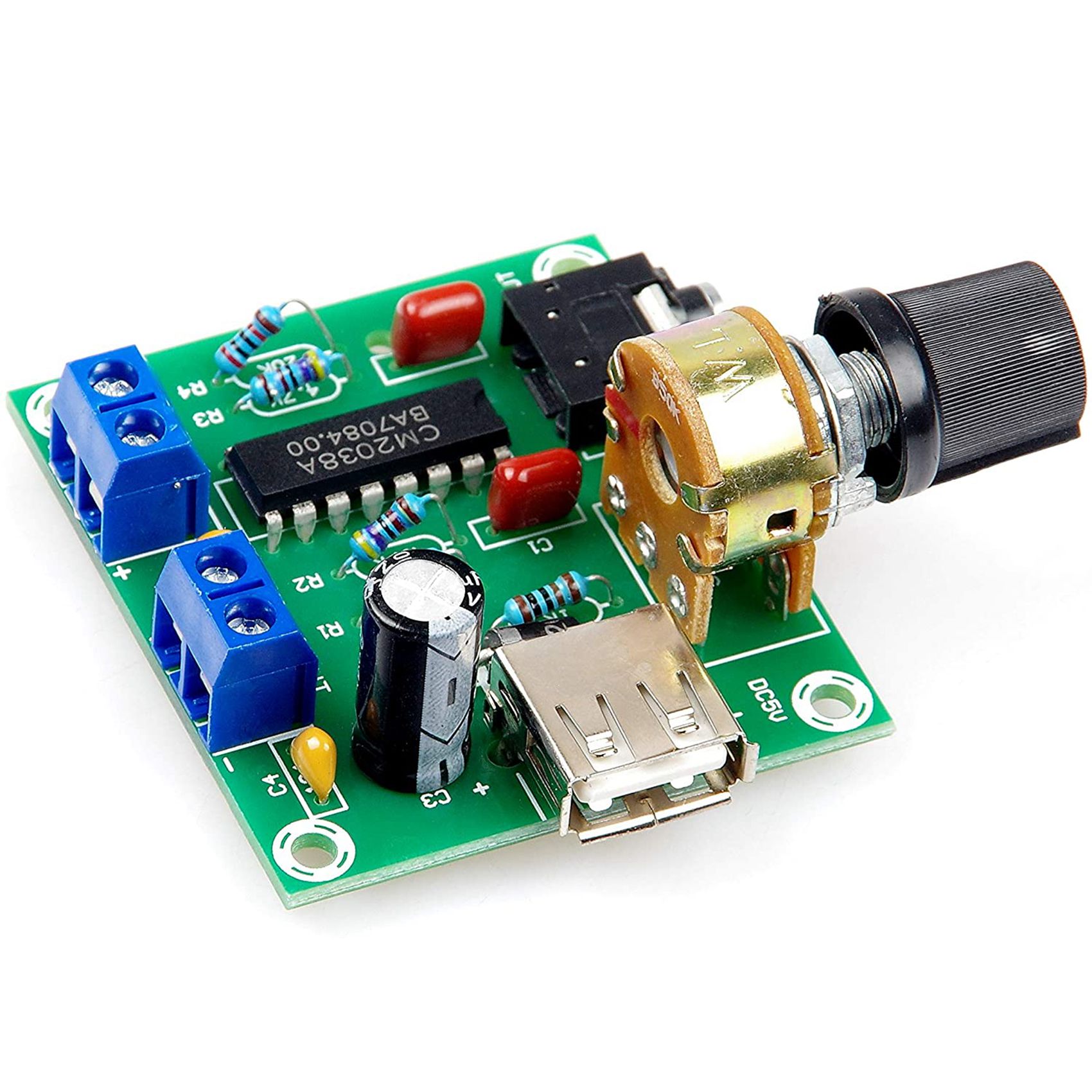 Mini-Leistungs verstärker platine 5W 5W HiFi-Zweikanal-PM cm2038 5-V-USB-Netzteil-Audioverstärker