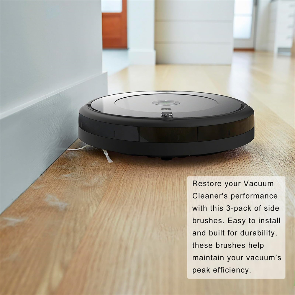 8PCS Side Brush Parts For Robotic Vacuum Cleaner Accessories Filter Roller Brush Edge Home Filter Wheel Replacement Accessories