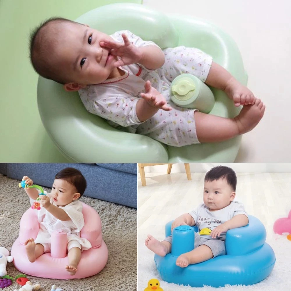 เก้าอี้อาบน้ําเด็ก Inflatable Armchair โซฟาเด็กแบบพกพา Lounger สําหรับเด็กทารกแรกเกิดเก้าอี้เด็กเก้าอี้ชายหาดเด็กโซฟานุ่ม