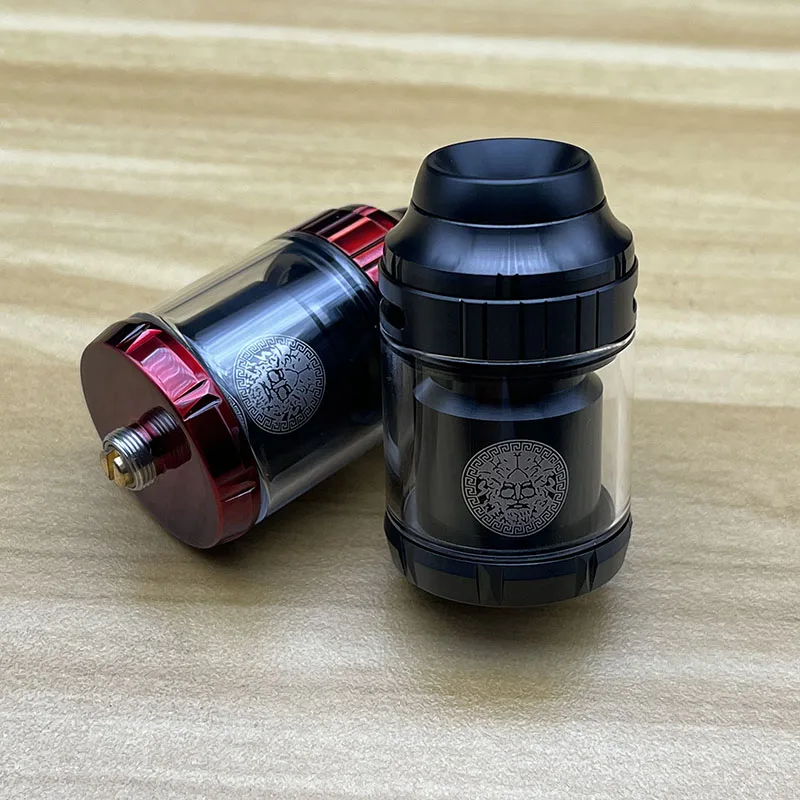 Vape Zeus X RTA Zeus x Mesh RTA Atomizador de tanque 3,5/4,5 ml Ni80 Tanque reconstruible de doble bobina Atomizador de cigarrillo electrónico