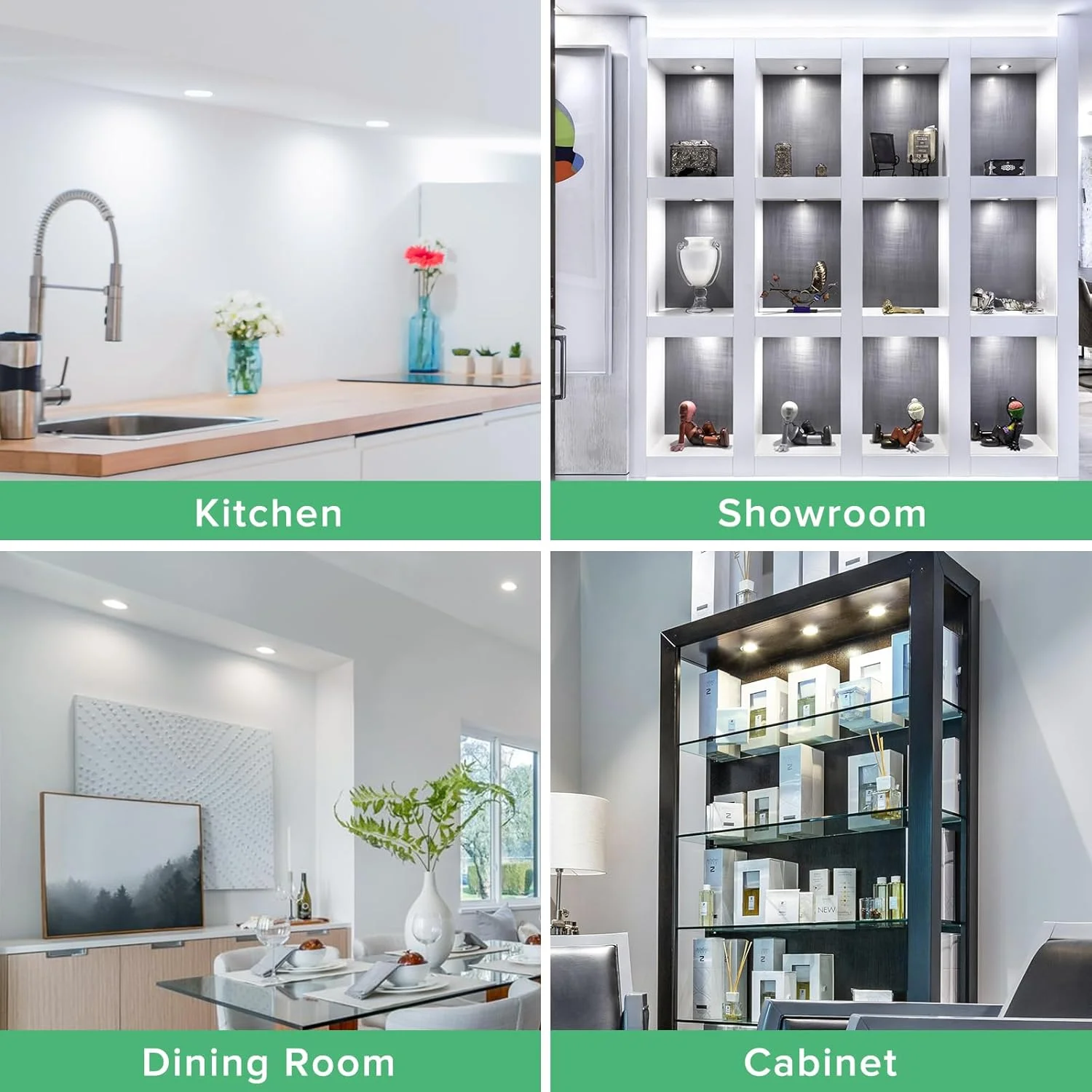 Smart LED spotlight GX53 wardrobe light grille light 12W GX53 220V 100lm/W Wardrobe Cabinet Light Daring No Flicker