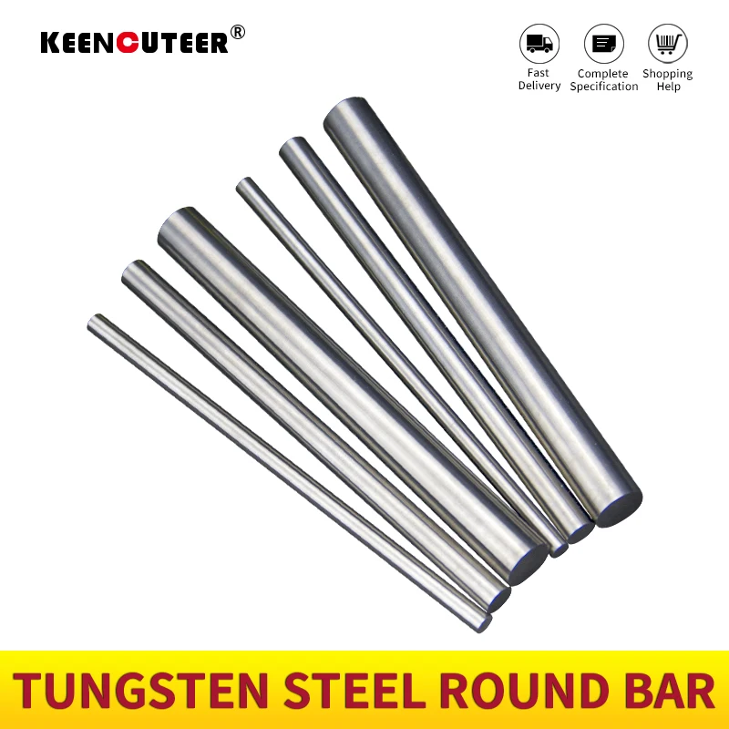 2.5/4/9/12/20Mm X 100Mm/150Mm Carbide Presion Thực Tập Cuối nhà Máy Xay Tiện Bằng Máy CNC Gia Công Cắt Tròn Thanh Titan Thép